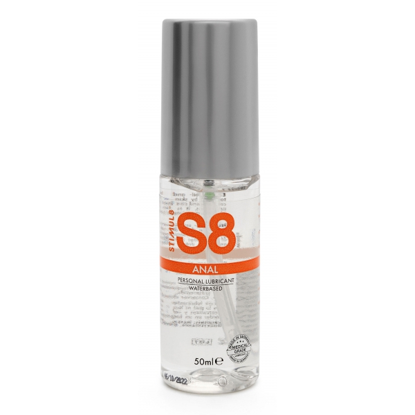 Lubricante de Agua Anal S8 Natural 50mL