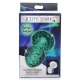 Glow in the dark glass plug GLOW L 9.5 x 4cm