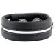 Leather Cockring 3 Pressures Black-White