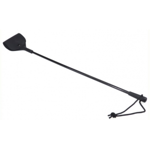 Correct Me Silicone Double Layer Riding Crop Noir