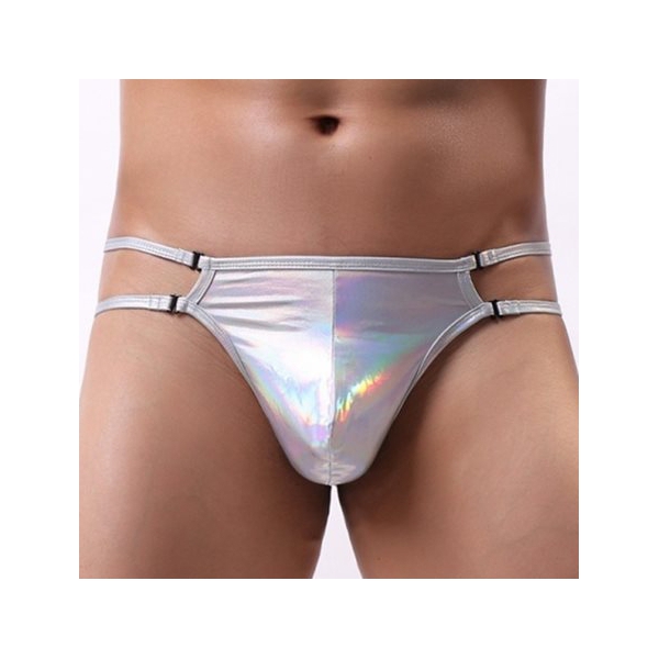 Perizoma sexy STRAP THIN Silver