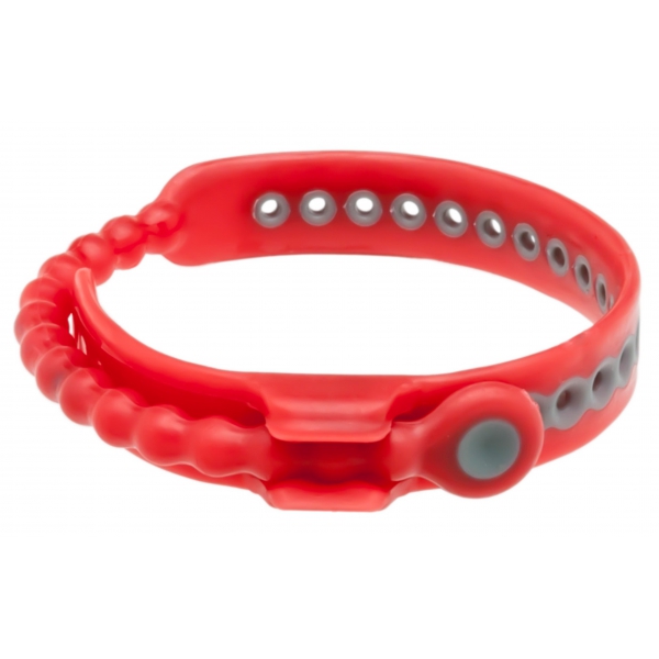 Anillo de gallo Impress rojo ajustable