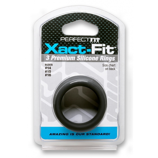 3er-Set Xact-Fit Cockrings S-M