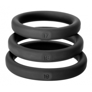 Perfect Fit Conjunto de 3 Cockrings Xact-Fit M-L