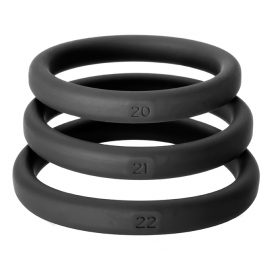 Perfect Fit Set of 3 Xact-Fit cockrings L-XL