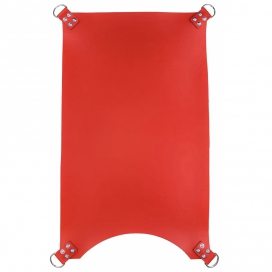 Mr Sling Cabestrillo de cuero 4 puntos rojo