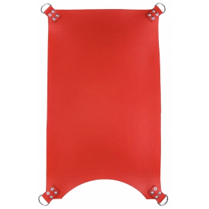 Mr Sling Sling en cuir rouge 4 points 