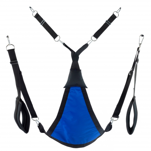 Sling en tissu - Set complet Bleu