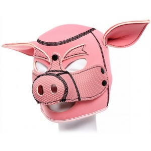 Pig Head Hood Pink