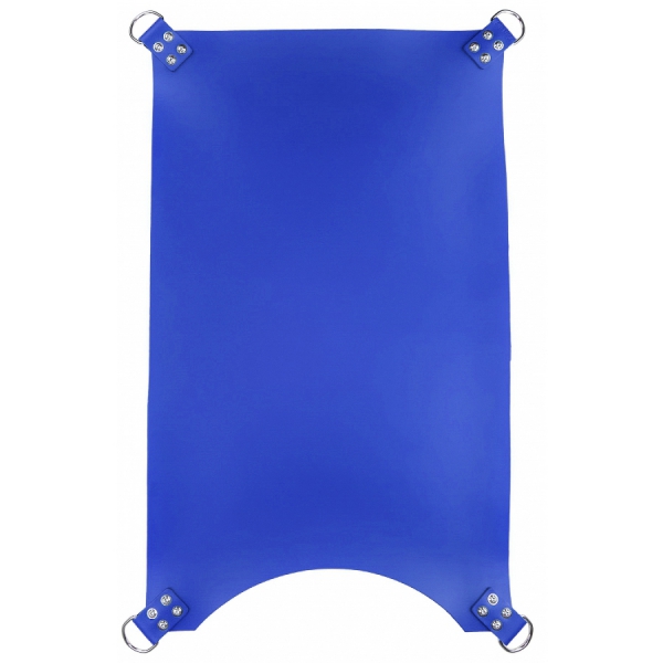 Sling en cuir bleu - 4 points 