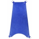 Sling en cuir bleu 4 points 