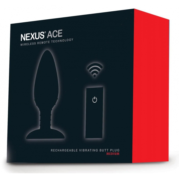 Nexus Ace Medium Vibrerende Plug 11 x 4cm