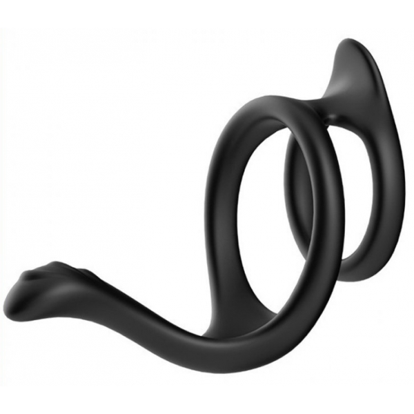 Double Stim Silicone Cockring