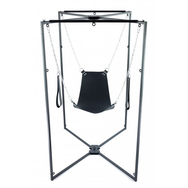 Kit Sling Cuir Triangle Noir Armature Nero