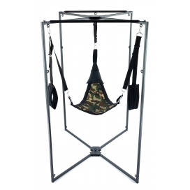 Mr Sling Pack Kit Sling Tissu Triangle Camouflage Armature Noire