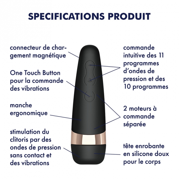 Satisfyer Pro 3 Vibration - Schwarz