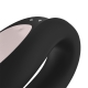 Estimulador Negro Double Joy Satisfyer Connected Stimulator