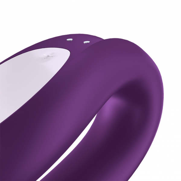 Double Joy Satisfyer Connected Stimulator Purple