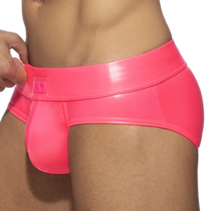 Addicted NEON SHINY BRIEF Pink