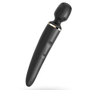 Satisfyer Massagegerät Wand-er Women Schwarz - Kopf 78mm