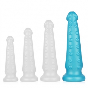 ToppedMonster Tentakel XL Dildo 30 x 7.5cm Blau