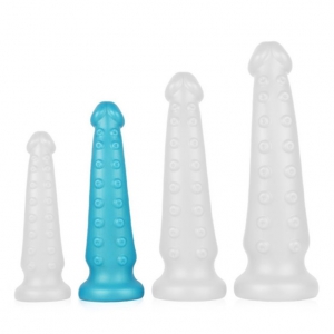 ToppedMonster Dildo Tentakel M 23 x 5,5cm Blau