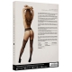 Feline suspender belt effect tights - Black