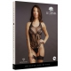 Jade open bodysuit - Zwart