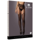 Maëlys garter belt effect tights - Black