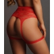 Kiss suspender belt - Red