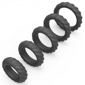 Pack of 5 Enhance Rings Silicone