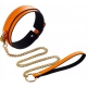 Halsband-Leine Phosphorescent Luminous Orange