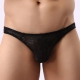 Lace Thong MANKINI Black