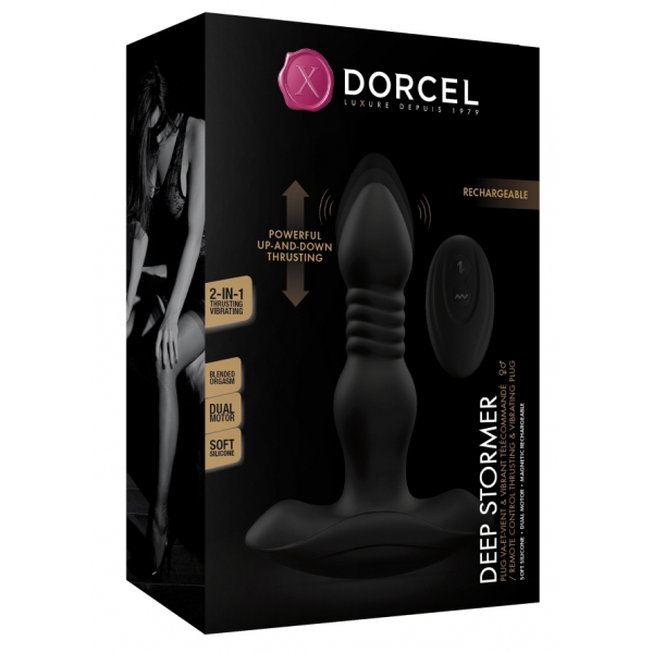 Tapón vibrador Deep Stormer Dorcel 11,5 x 3,7cm