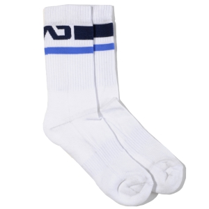 Addicted Chaussettes blanches BASIC SPORT AD Marine