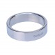 Platte metalen haanring 1.5cm