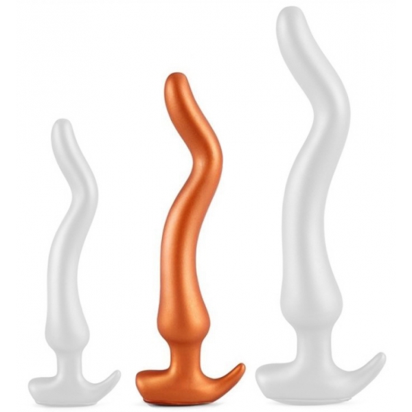 Énorme silicone souple godemichet anal anal gode masseur prostatique M