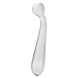 NS Novelties Consolador de vidrio G-Spot Wand 16 x 3.5cm Clear