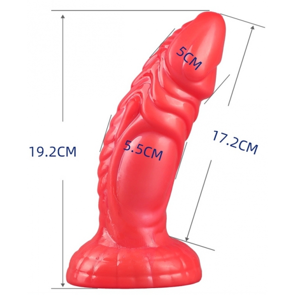 Dildo Fantasy Snaky 17 x 5.5cm Rot