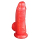 Dildo Fantasy Fatox 16 x 7.5cm Red