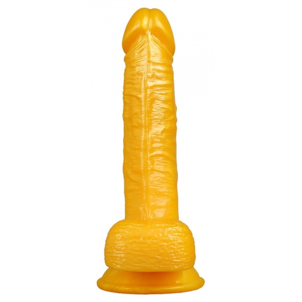 Realistische Dildo BILLY 16 x 4cm Oranje