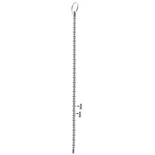 Beads Bent Urethra-Stange 18cm - Durchmesser 8mm