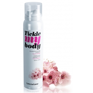 Love to Love Tickle My Body Kersenbloesem Massage Schuim 150ml