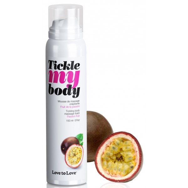 Tickle My Body Passion Fruit Massage Foam 150ml