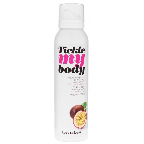 Tickle My Body Passievrucht Massage Schuim 150ml