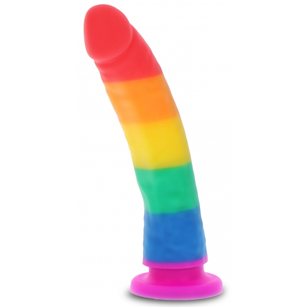 Dildo Rainbow Dançarino Unicórnio 19 x 4cm