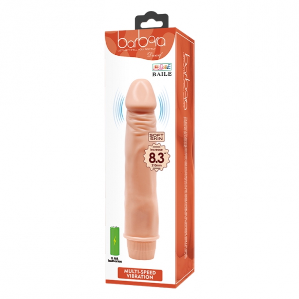 Dildo vibrante Baile Speed 18 x 4,5 cm