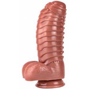 ToppedMonster Dildo Monster Carapace 22 x 10cm Castanho