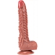 Dildo Ribby 22 x 5cm Marrone