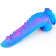 Dildo de Silicone Inkipus 18 x 5,5cm Azul-Rosa